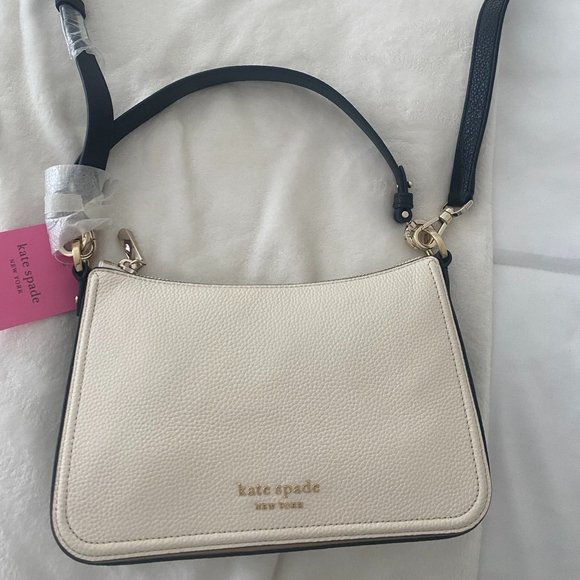kate spade Handbags - Kate Spade Convertible Crossbody: Hudson Colorblocked Medium. Color: Parchment
